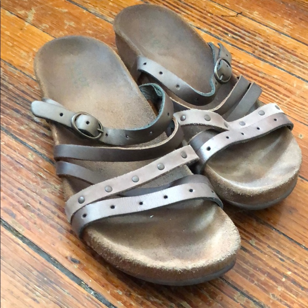 Naot comfort slide sandals with straps